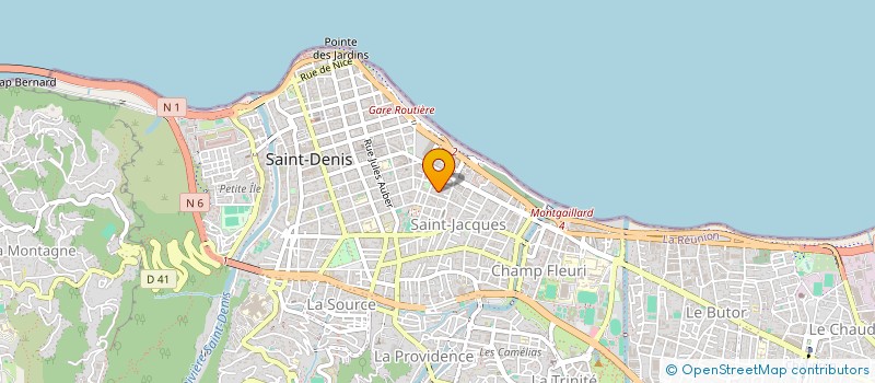 localisation de l'entreprise REVA à SAINT-DENIS