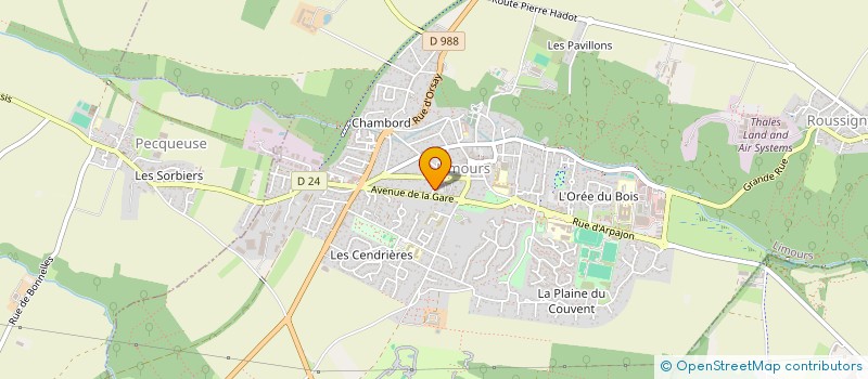 localisation de l'entreprise REVA BEAUTE à LIMOURS