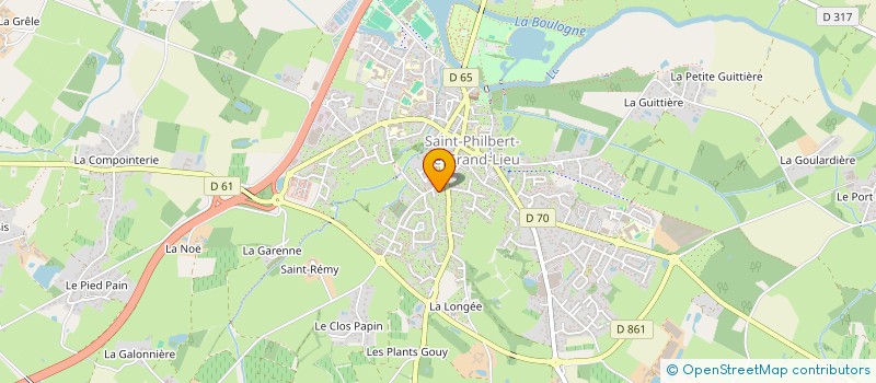 localisation de l'entreprise REVA CONCEPTION  LA LIMOUZINIERE