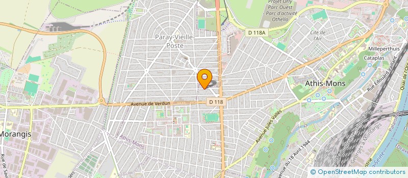localisation de l'entreprise REVA ENERGIE à ATHIS-MONS