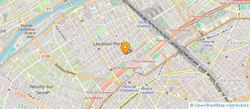 localisation de l'entreprise REVA FINANCES à LEVALLOIS-PERRET