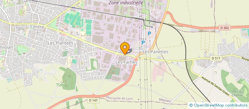 localisation de l'entreprise REVA MOTORS  MEYZIEU