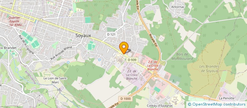 localisation de l'entreprise REVABITAT à SOYAUX