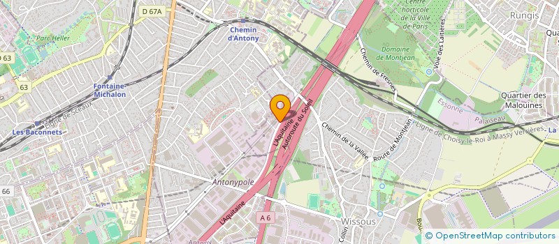 localisation de l'entreprise REVAC SA  WISSOUS