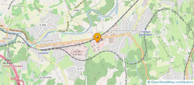 localisation de l'entreprise REVADEO PRODUCTION  CIVRIEUX-D AZERGUES