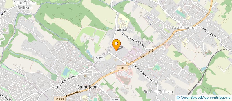 localisation de l'entreprise REVAFOURNITURE à ROUFFIAC-TOLOSAN