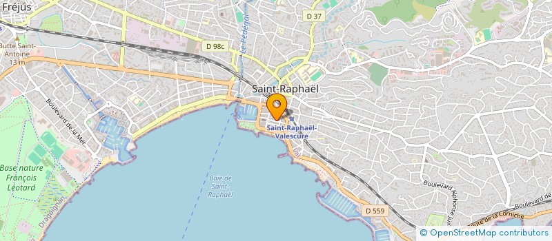 localisation de l'entreprise REVAH AVOCATS à SAINT-RAPHAEL