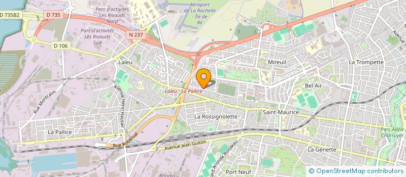 localisation de l'entreprise REVAHOTELS  LA ROCHELLE