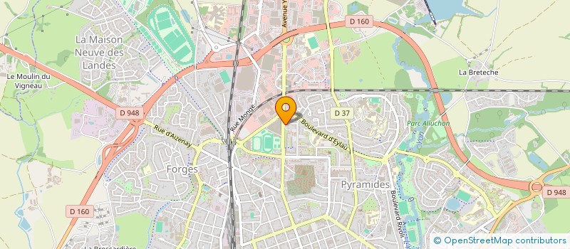 localisation de l'entreprise REVAJU à ROCHE SUR YON (LA)