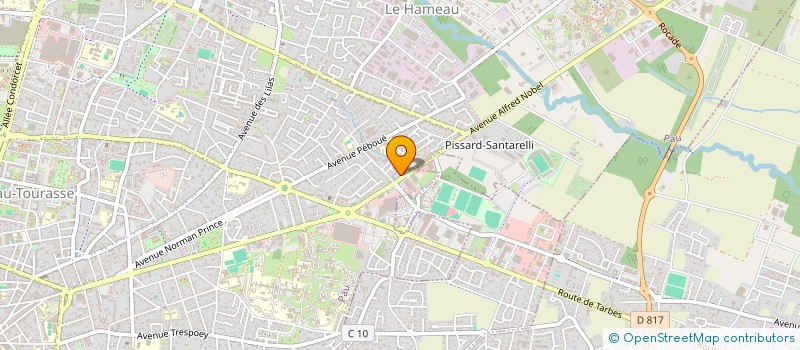 localisation de l'entreprise REVAL BTP à PAU