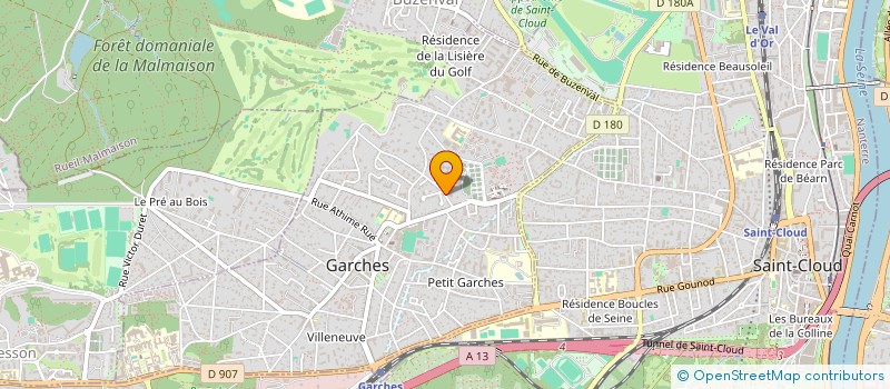 localisation de l'entreprise REVALAND à GARCHES