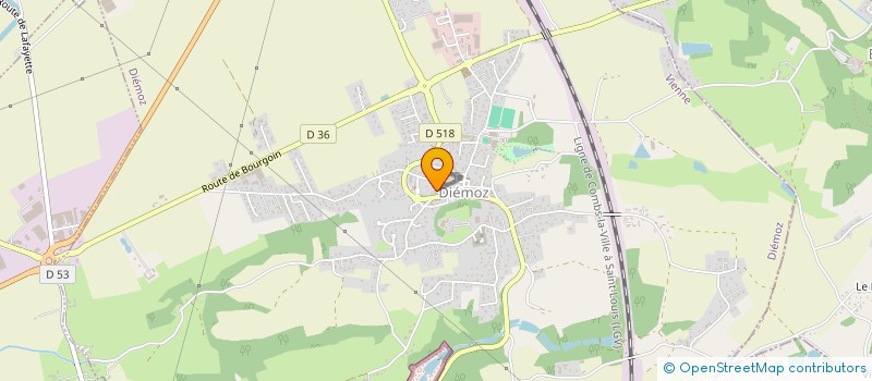 localisation de l'entreprise REVALDI à DIEMOZ