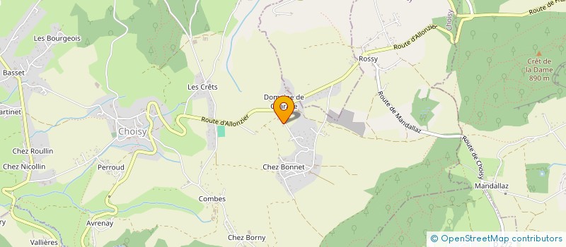 localisation de l'entreprise REVALIA  CHOISY