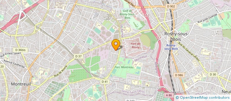localisation de l'entreprise REVALIENTE à MONTREUIL