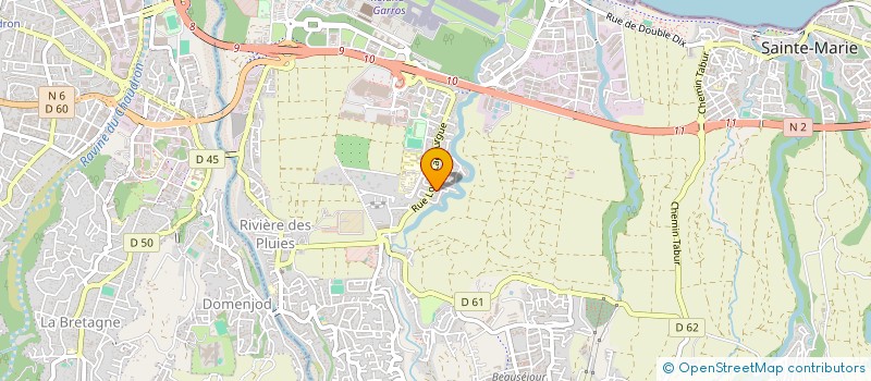 localisation de l'entreprise REVALPLAST  SAINTE-MARIE