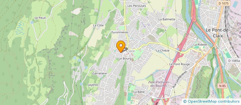 localisation de l'entreprise REVALUE  CLAIX