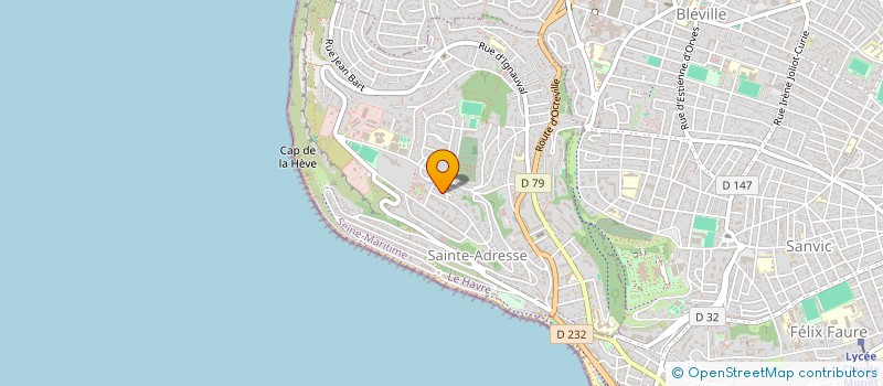 localisation de l'entreprise REVAMP HOLDING  SAINTE-ADRESSE