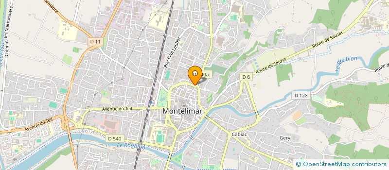 localisation de l'entreprise REVANIS à MONTELIMAR