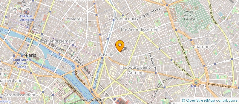 localisation de l'entreprise REVANTIC  PARIS