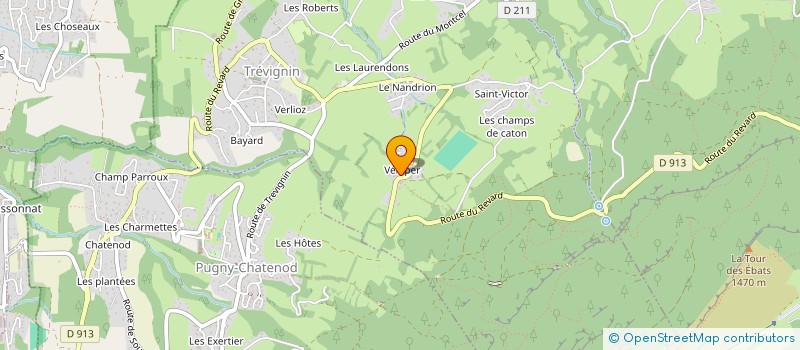 localisation de l'entreprise REVARD MULTISPORTS  TREVIGNIN