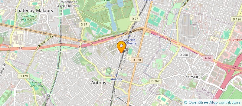 localisation de l'entreprise REVARE à ANTONY