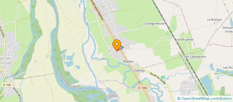 localisation de l'entreprise REVARENA  MONTROND-LES-BAINS