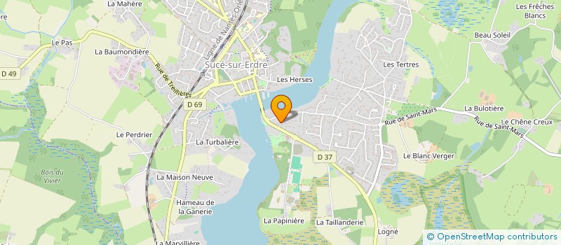 localisation de l'entreprise REVAUD BIRAUD  SUCE-SUR-ERDRE