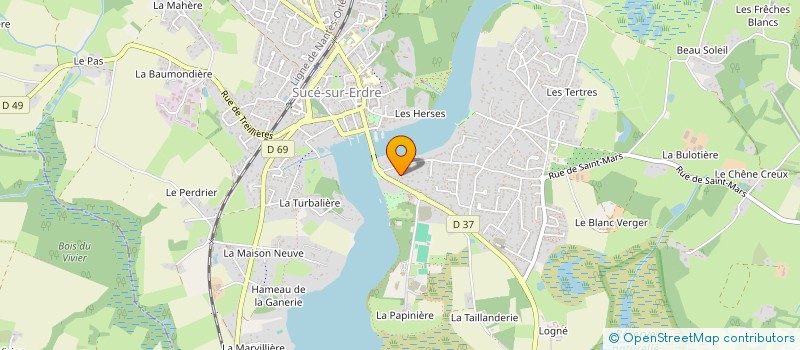 localisation de l'entreprise REVAUD FOUCHARD  SUCE-SUR-ERDRE