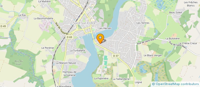 localisation de l'entreprise REVAUD SARAH à SUCE-SUR-ERDRE