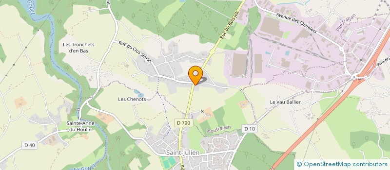 localisation de l'entreprise REVAULT ALEXANDRA  PLOUFRAGAN