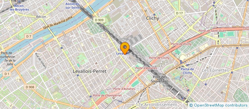 localisation de l'entreprise REVCOL TECHNOLOGY FRANCE  LEVALLOIS-PERRET