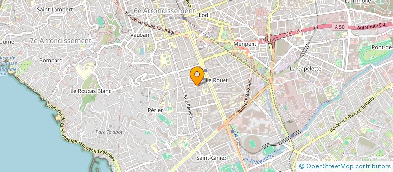 localisation de l'entreprise REVE A PERTE DE VUE à MARSEILLE