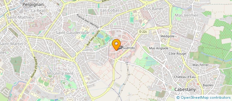 localisation de l'entreprise REVE AUTO  CABESTANY