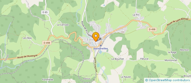 localisation de l'entreprise REVE BIKE  ESTIVAREILLES