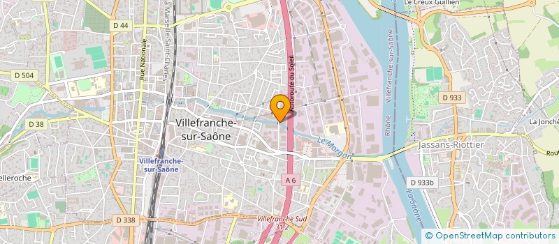 localisation de l'entreprise REVE BLEU à VILLEFRANCHE-SUR-SAONE