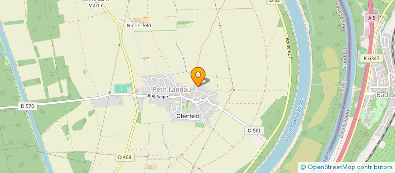 localisation de l'entreprise REVE BLEU  PETIT-LANDAU