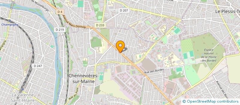 localisation de l'entreprise REVE CUISINES à CHENNEVIERES-SUR-MARNE