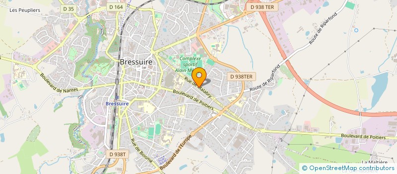 localisation de l'entreprise REVE D'AGENCEMENT à BRESSUIRE
