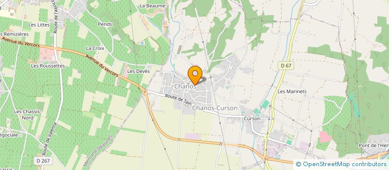 localisation de l'entreprise REVE D AVENTURE  CHANOS-CURSON