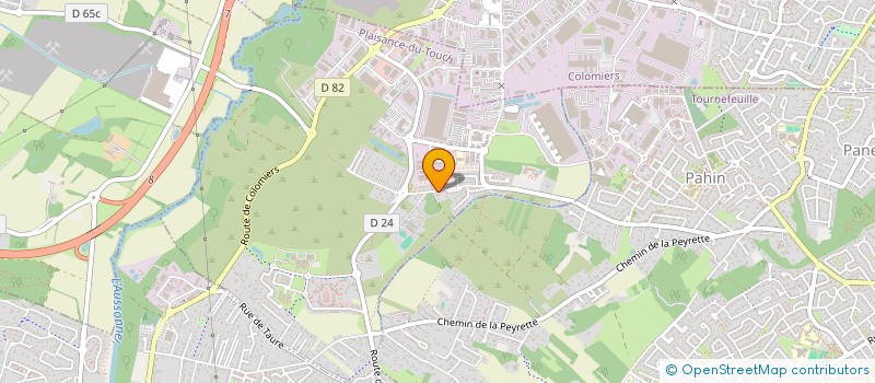 localisation de l'entreprise REVE D'AZUR  PLAISANCE-DU-TOUCH