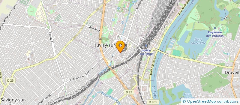 localisation de l'entreprise REVE D'EDEN à JUVISY SUR ORGE