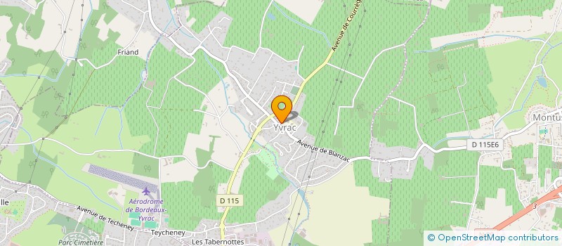 localisation de l'entreprise REVE D'ENFANT 33  YVRAC