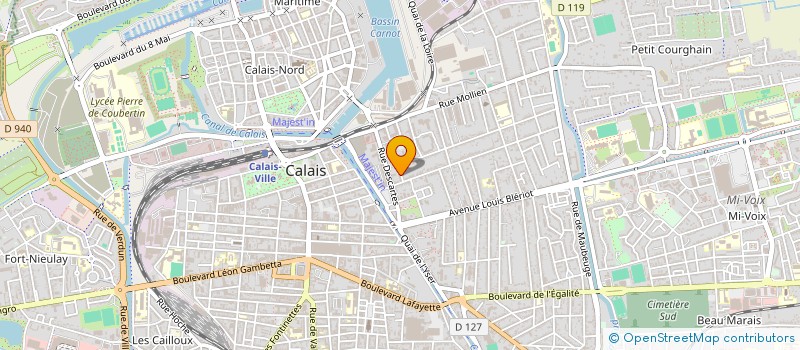 localisation de l'entreprise REVE D'ENFANTS DU CALAISIS à CALAIS