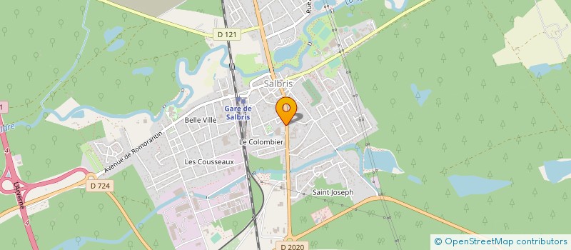 localisation de l'entreprise REVE D'EXIL  SALBRIS