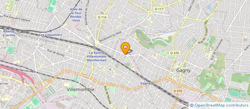 localisation de l'entreprise REVE D'INTERIEUR  VILLEMOMBLE