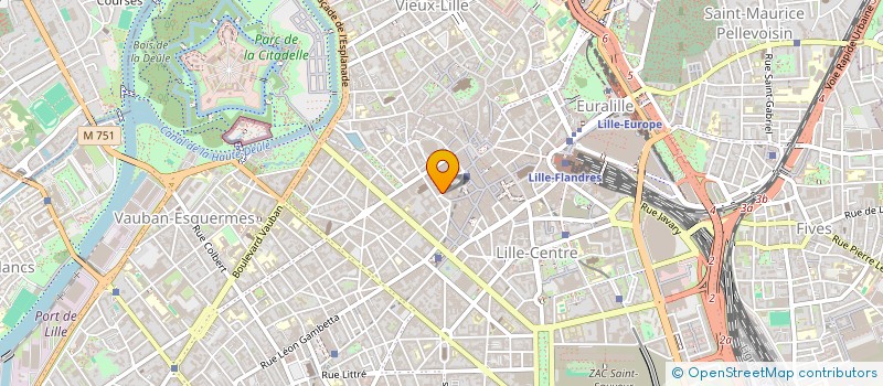 localisation de l'entreprise REVE D'OPTIQUE à LILLE