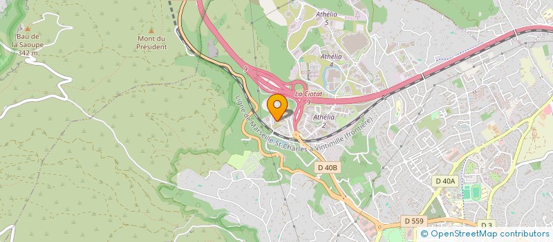 localisation de l'entreprise REVE D'OR  LA CIOTAT