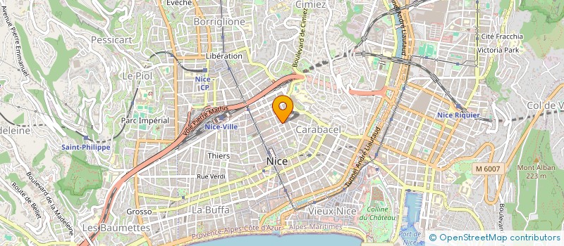 localisation de l'entreprise REVE D'OR  NICE