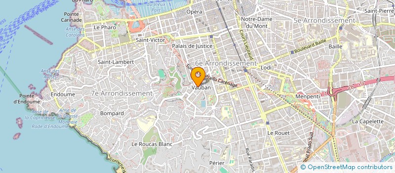 localisation de l'entreprise REVE D'ORIENT à MARSEILLE