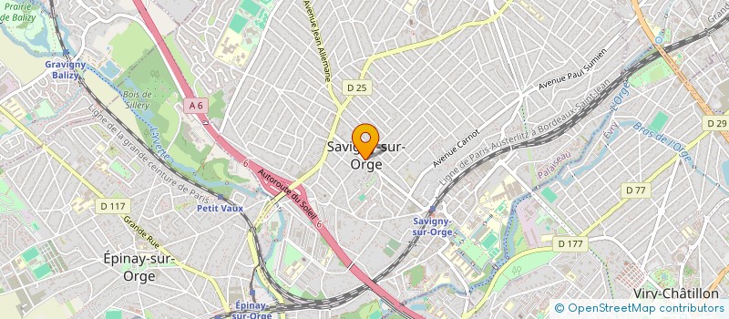 localisation de l'entreprise REVE DANSES à SAVIGNY-SUR-ORGE